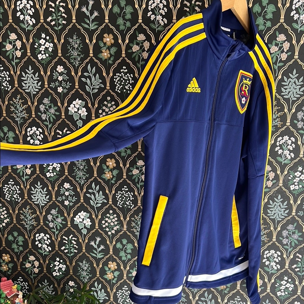 Adidas Real Salt Lake Men’s Full Zip Training Jacket Size Small
